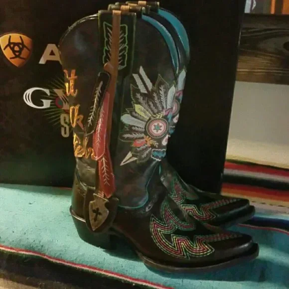 Gypsy Soule by Ariat Indian Sugar Soule Boots 7 - Picture 4 of 4